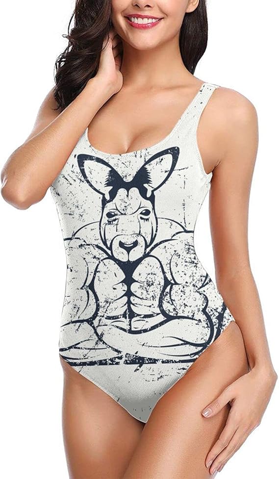 Amazon Co Jp スクール水着 水着 レディース カンガルー 筋肉 かっこいい ワンピース ビキニ 連体式 水浴 水泳 温泉 可愛い Bolaco 服 ファッション小物