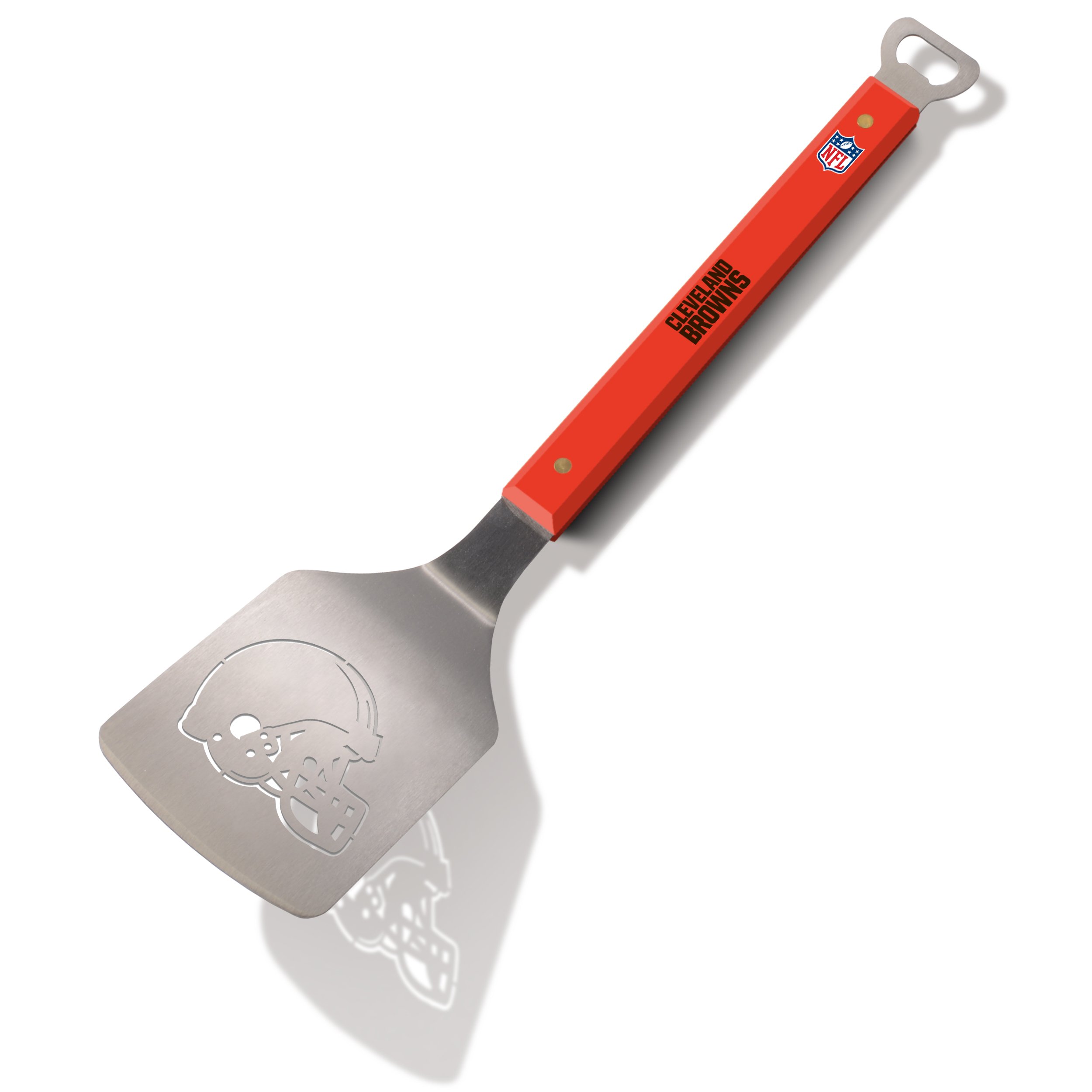 YouTheFan NFL Cleveland Browns Spirit Series Sportula Stainless Steel Grilling Spatula, 18 1/2" x 4"