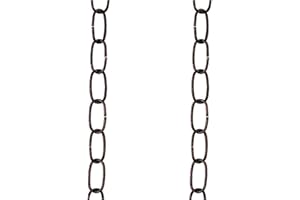 Ciata 11 Gauge Fixture/Hanging Basket Chain 36 inch, Rust Finish - 2 Pack