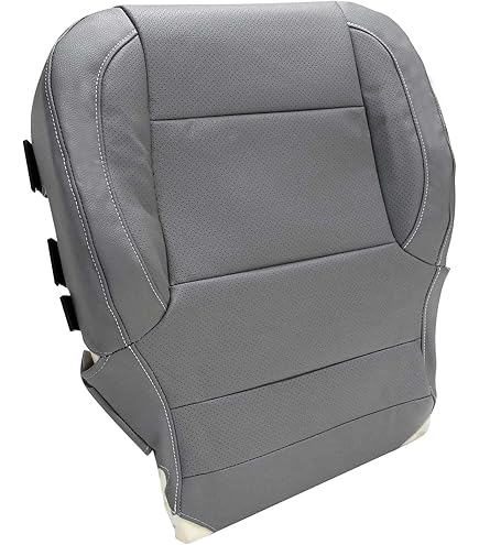 2014 2015 2016 2017 2018 2019 Chevy Silverado & GMC Sierra WORK TRUCK Cloth Fabric Seat Cover Replacement In Dune Tan, Dark Ash Gray, OR Jet Black | Auto Seat Replacement - Foto 7
