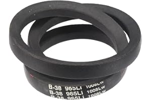 uxcell 3 Pack B38 Classic Wrapped V-Belt, 41" Outside Circumference Wrapped Industrial Rubber V-Belt B Profile V-Belt for Ind
