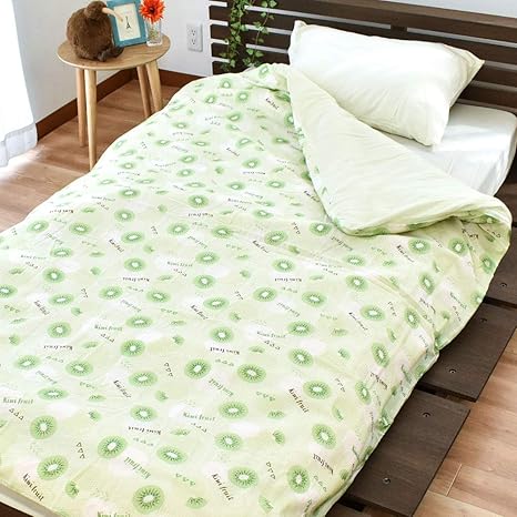 Amazon 肌布団カバー シングル 140 190cm キウイ グリーン 肌ふとんカバー エンボス 肌カバー 肌掛け布団カバー はだふとんカバー 掛け布団カバー 布団カバー ふとんカバー 140 190 かわいい 夏 春 秋 カバー 掛けふとんカバー オンライン通販