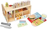 Melissa & Doug Slice & Stack Wooden Sandwich Counter 52-Piece Toy Set view 9