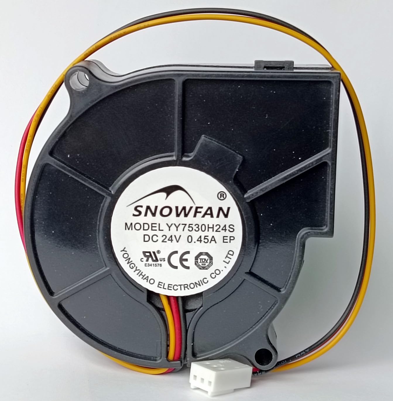 Photo 1 of YY7530H24S Blower Fan YY7530H24S 75×75×30mm 24V 0.45A 7CM Turbo Cooling Fan