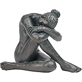 Guichifun Yoga Dancer Statue Home Decoration - Resin Sculpture Modern Creative Home Ballet Thinker Dancers Handicrafts Art Ware Home Décor Office Room Ornament Gifts 13.5 x 9.5 x 11.25 Inch