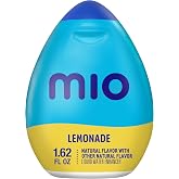 mio Liquid Water Enhancer, Lemonade, 1.62 fl oz | Zero Sugar &amp; Zero Calories, Squeeze to Control Flavor Intensity, Water Flavoring for All-Day Hydration, On-the-Go