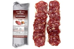 GIORGIO'S NATURALS Giorgio’s Naturals Handcrafted Dry-Aged Salami – Coffee and Bourbon Salami 5 Ounce, Italian Salami, Cured Meats, Charcuterie Board