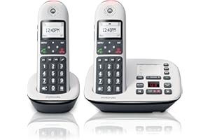 Motorola CD5012 CD5 Series Digital Cordless Telephone with Answering Machine (2 Handsets)
