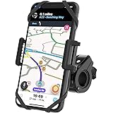 TruActive Unbreakable Bike Phone Mount Holder, Motorcycle Phone Mount, Cell Phone Holder for Bike - Universal, Bike Phone Hol