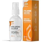 All Natural Advice Hyaluronic Acid Serum for Face 60 mL | With Organic Botanicals, MSM, Vitamin C & Aloe | Hydrating Serum wi