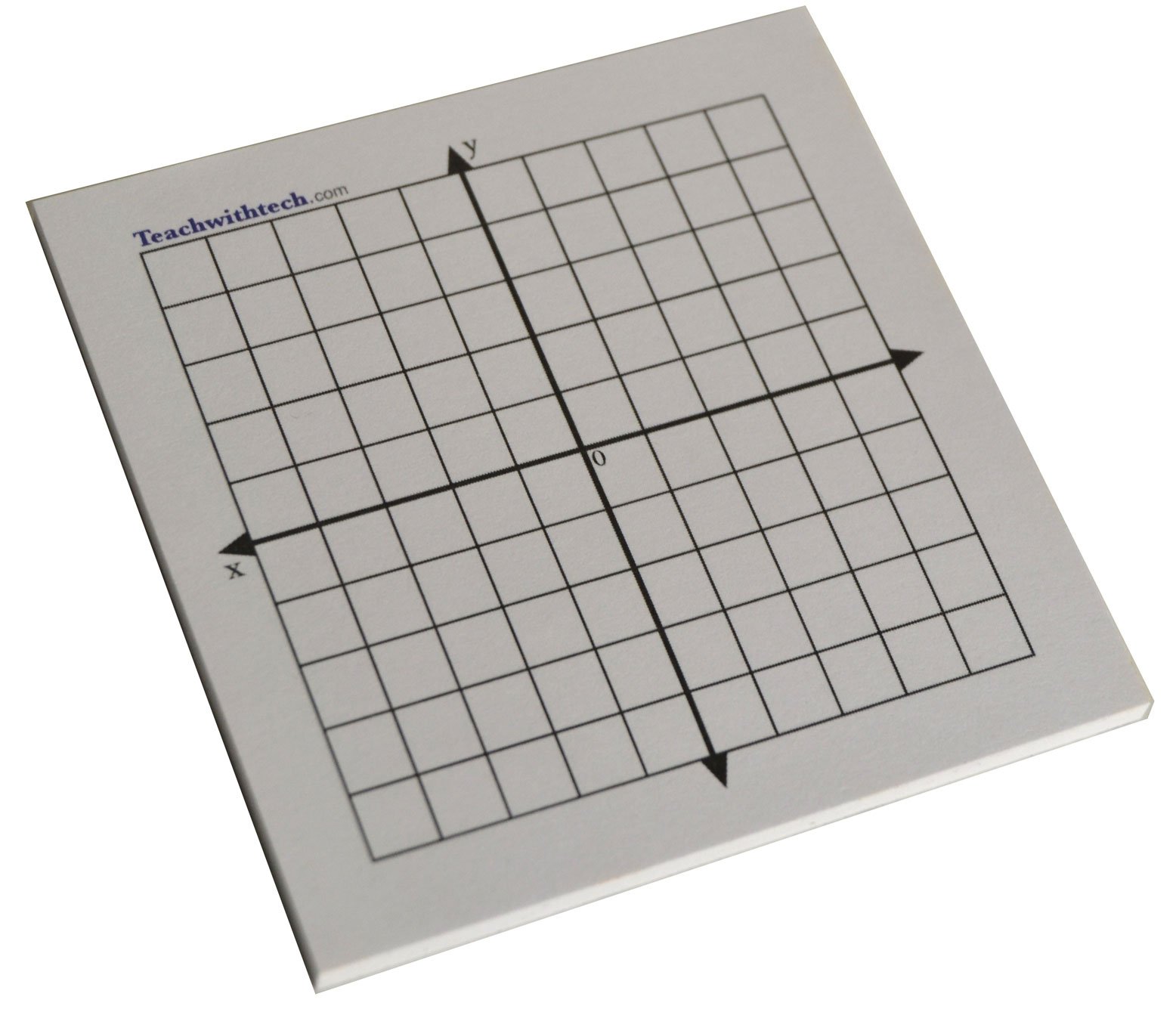 Sticky Note Mini Graph Pads - 10 Count - Graph Paper Sticky Notes 10 x 10 Four Quadrant