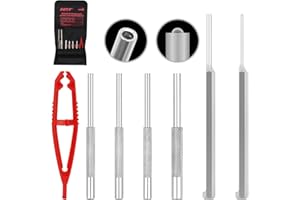 SEDY Premium 7-Piece Roll Pin Starter Punch and Bolt Catch Install Punch Set - 1/16, 5/64, 3/32, 1/8-inch