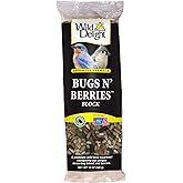 Wild Delight 388310 Bugs N' Berries Block, 12 oz,