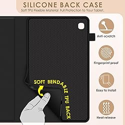 DETUOSI Leather Case for Samsung Galaxy Tab A7 Lite