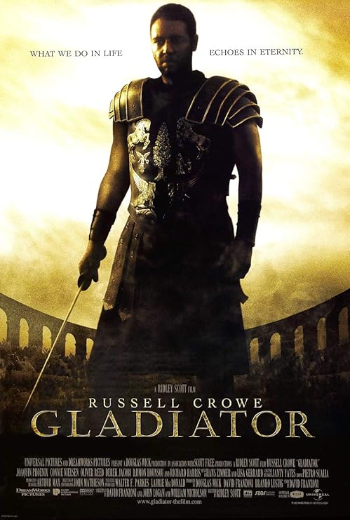 Amazon Com Gladiator Movie Poster 2 Sided Original 27x40 Russell Crowe Prints Posters Prints
