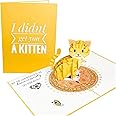 PopLife® Funny Kitten Pop Up Card ($1 Donation to the Humane Society) - Cat Lover Card for All Occasions, Mother's Day, Father's Day, Veterinarian Gift - Happy Birthday, Just Because, Get Well