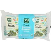 365 By Whole Foods Market Organic Sea Salt Roasted Seaweed 6 Count, 1.06 Oz