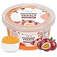Tea Zone [1 Pound] Passion Fruit Popping Pearls, Bursting Pearls for Teas, Shakes, Smoothies, Dessert Toppings