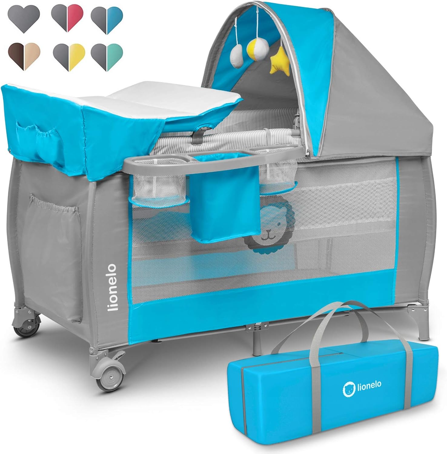 lionelo sven plus travel bed