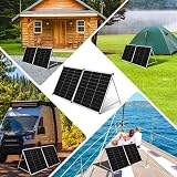DOKIO 200W Foldable Portable Solar Panel with 20A Controller Kit view 8