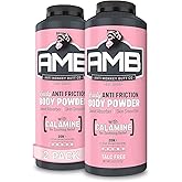 Anti Monkey Butt Body Powder for Women, Talc-Free, 8 oz (2 Pack) | Thigh Chafing, Sweat, Friction, &amp; Itch Relief, Calamine for Skin Irritation &amp; Odor Control