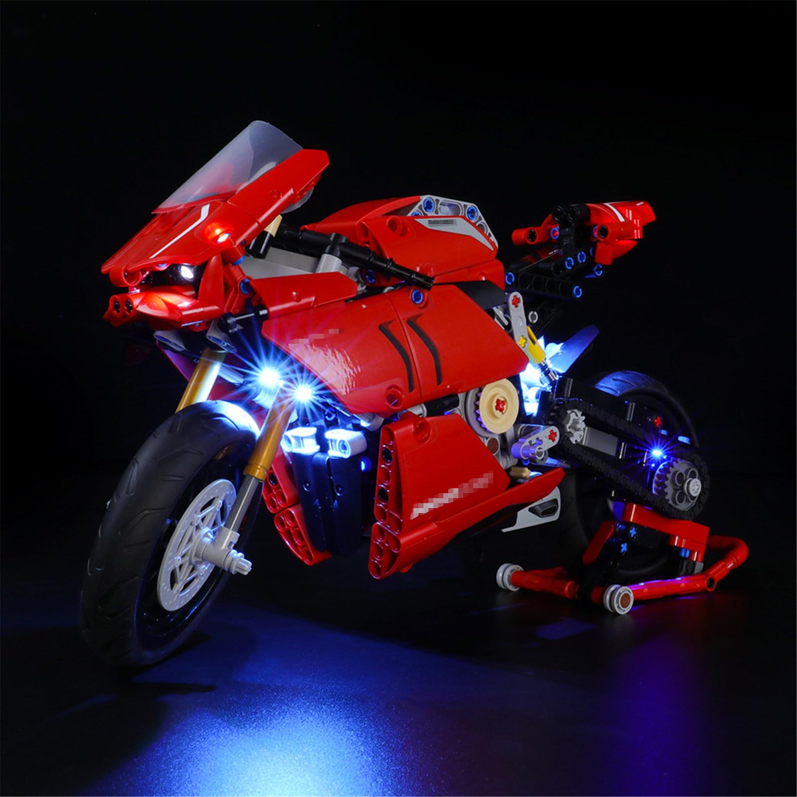 MENZAVA LED Light Set Compatible with LEGO 42107 Ducati Panigale V4 R Technic Building Blocks Model - Model Set NOT Included