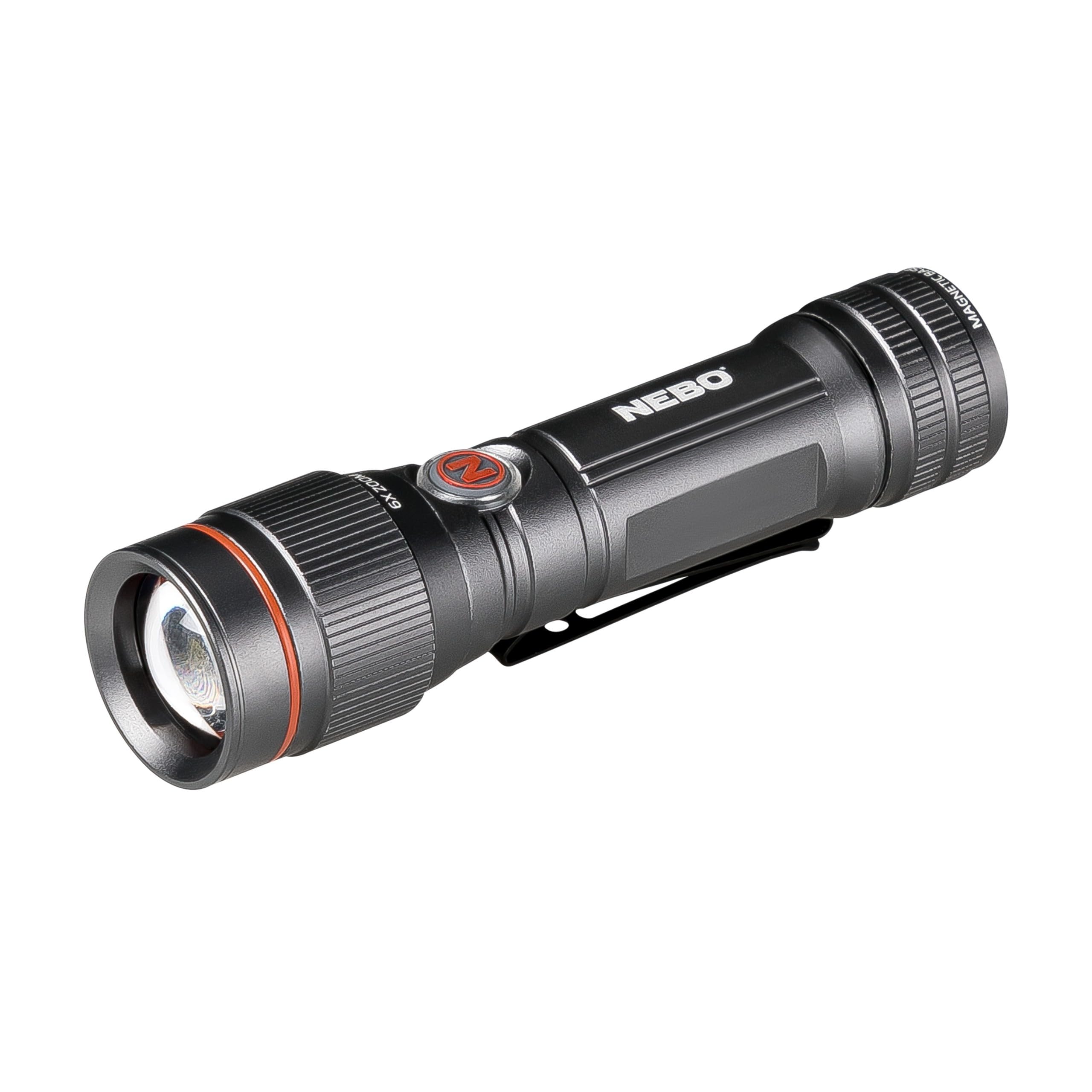 NEBO 450 Flex Flashlight - Torch for Camping, Hiking - Survival Equipment - Rechargeable, 450 Lumens
