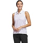 adidas Women's Ultimate365 Printed Ottoman Sleeveless Polo