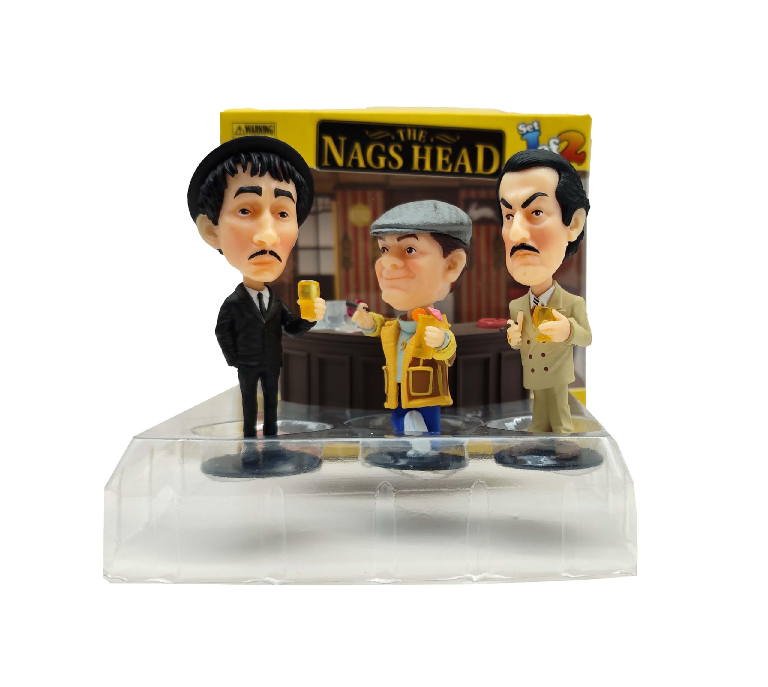 Sporting Profiles Only Fools and Horses The Nags Head 4 Piece Bobble Buddies Bobblehead Head Box Set 1 Del Boy Boycie Mickey Pearce and Bar