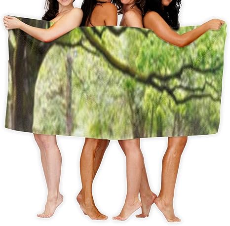 Amazon Co Jp クロスステッチ 刺繍キット 大樹 バスタオル ビーチタオル 大判 お洒落 おしゃれ バスタオル 速乾 プール 海水浴 タオルケット春 夏 秋 冬 白 大きいサイズ 安い ホーム キッチン