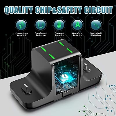 Buy Charger For Nintendo Switch Joycon Iwownfit Switch Joy Cons Charging Station Dock Switch Charger Dock Accessories For Nintendo Switch Joy Con Controller Support 4 Joy Cons 1 Switch Pro Controller Online In Kazakhstan