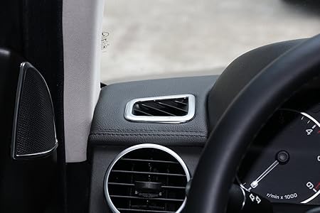 Metyoucar Absダッシュボードエアベントアウトレットカバー トリムフレーム装飾 ランドローバー Lr4 ディスカバリー 4 レンジローバースポーツ 10 13用 車用芳香剤 車 バイク Amazon