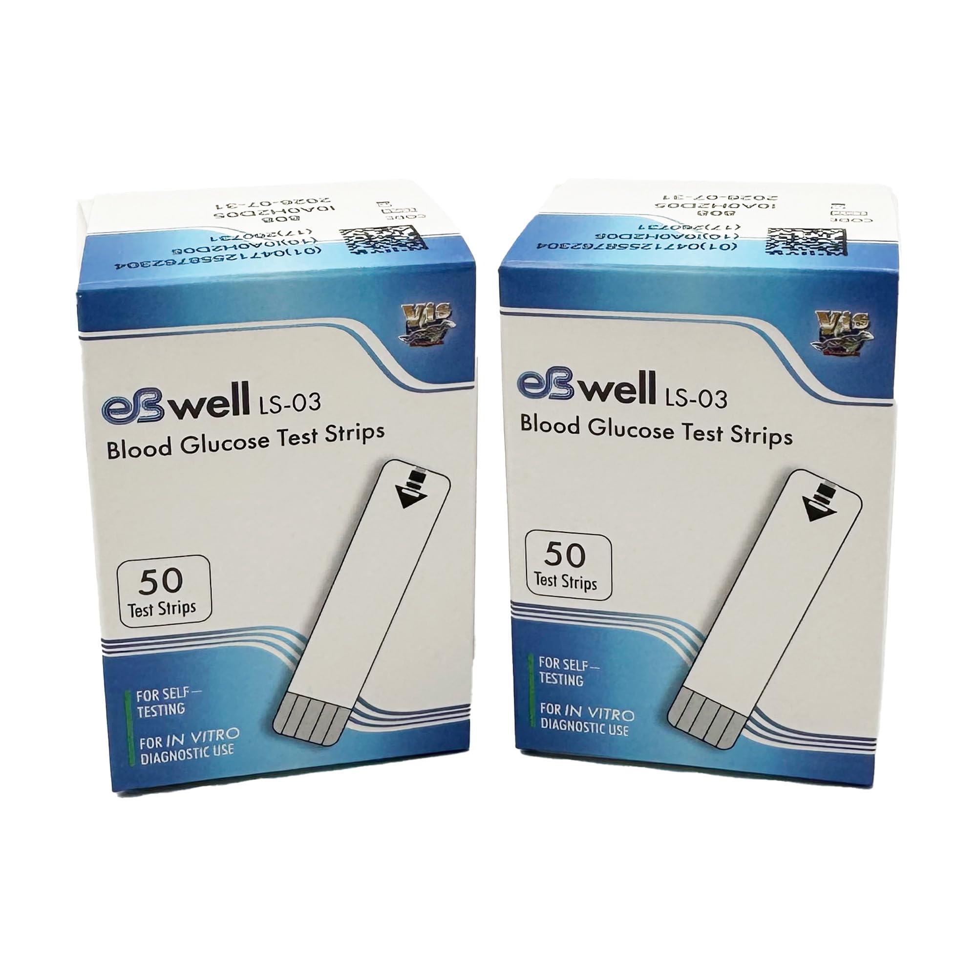 100 eBwell Blood Glucose Test Strip Refill Strips