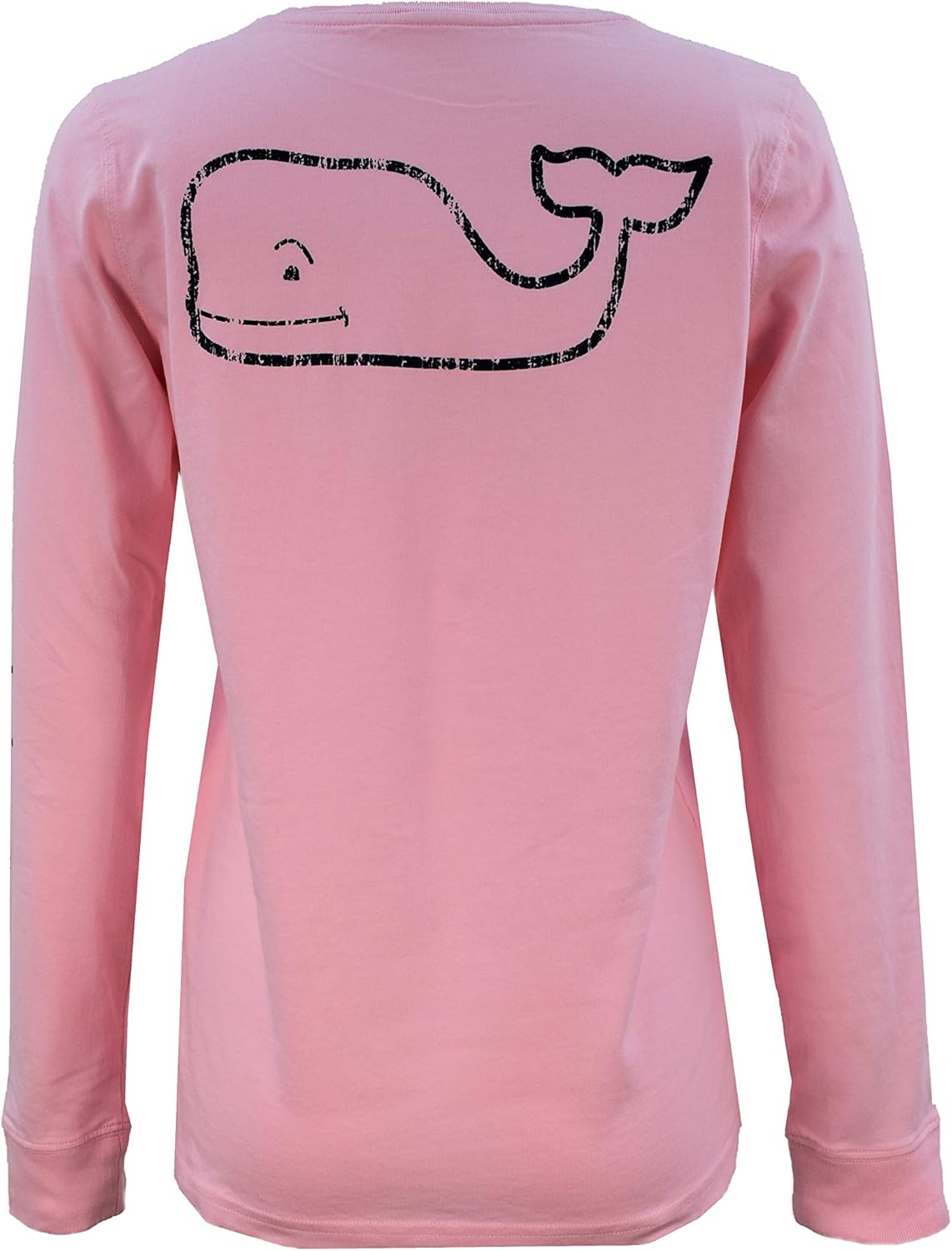 Vineyard Vines de la Mujer Manga Larga Ballena Gráfico Pocket tee