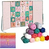 25 Days of Crochet Magic Advent Calendar 2026 with Yarn &amp; Tools | Light Challenges, and Cozy Knitting Moments, A Funny Gift for Knitting Lovers