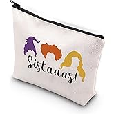 WCGXKO Sistaaas Sanderson Sisters Inspired Zipper Pouch Makeup Bag (Sistaaas)