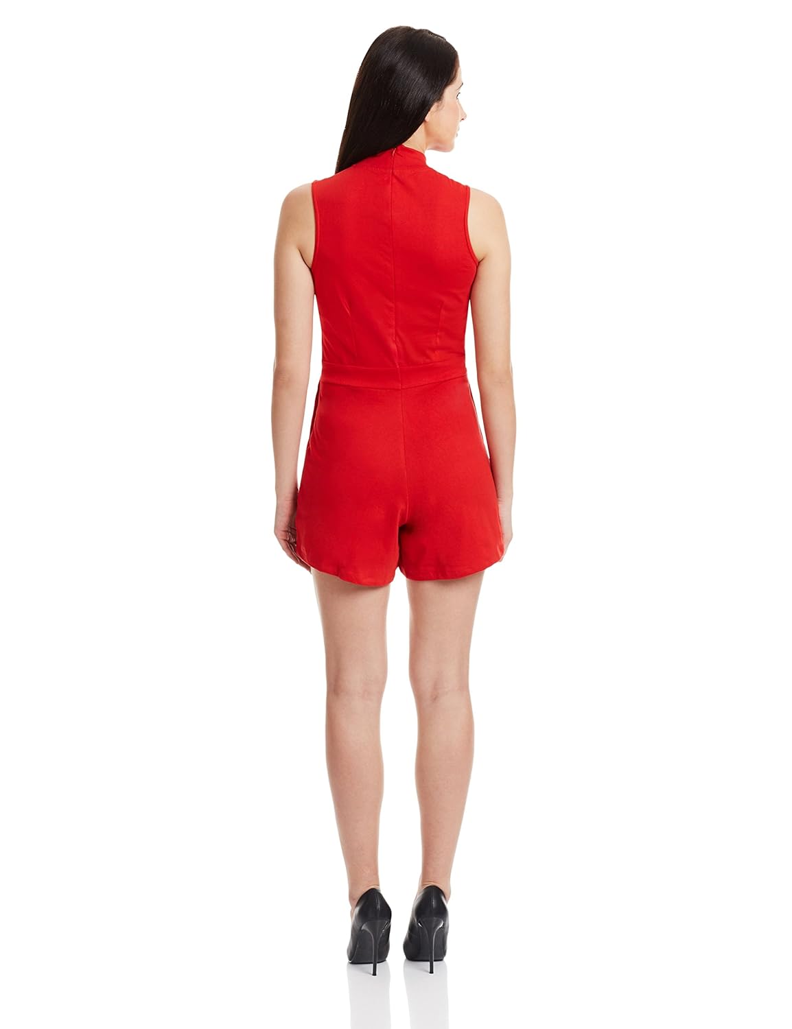 miss chase women's cotton bodycon playsuit