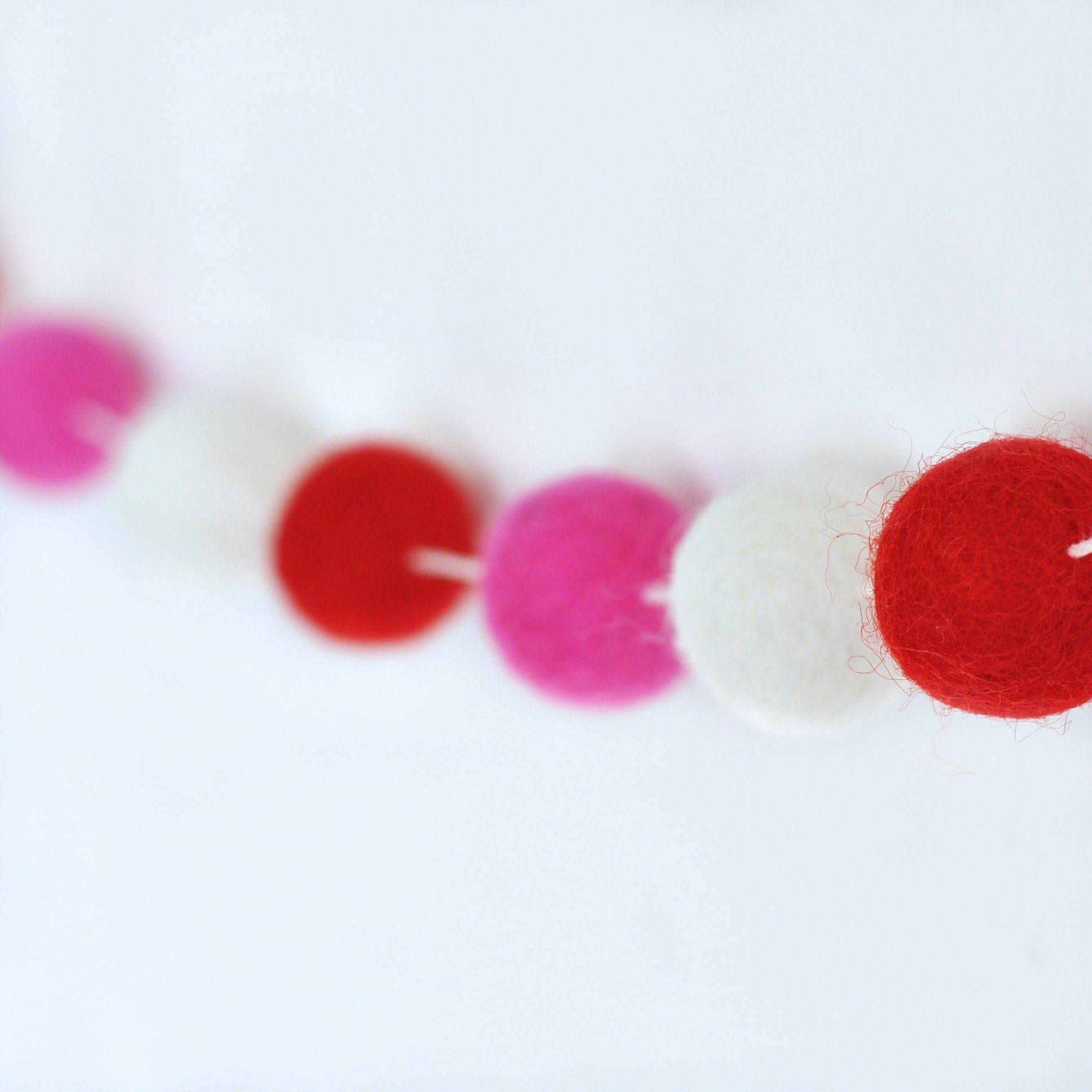 Valentine's Soft Wool Garland