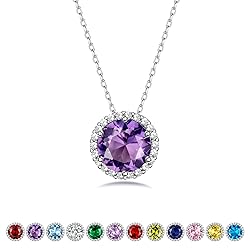 Bestyle Dainty 925 Sterling Silver CZ Round Diamond