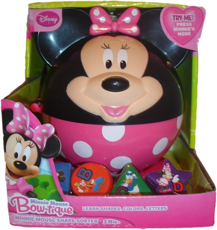 Disney Minnie Mouse BowTique Shape Sorter Amazon.co.uk Toys & Games