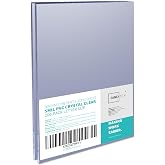 Binditek 5 Mil PVC Binding Covers, 8.5 x 11 Inches, Clear, 200 Pack | Plastic Binding Covers, 8.5" x 11" Letter Size, Clear, Square Corners, Unpunched, Ideal for Business Reports and Proposals