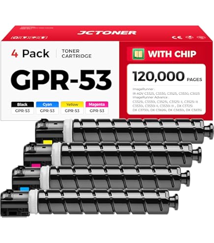 Amazon.com: Canon GPR-53 Toner Cartridge - Cyan : Office