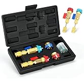 GELRIUNY AC Schrader Valve Core Remover Tool Kit, R134a R1234YF R22 | GELRIUNY AC Schrader Valve Core Remover Tool Kit for Automotive and Home Air Conditioning Systems(AC R22 R134a R1234YF)