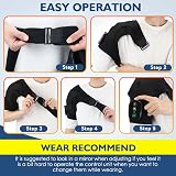AFDEAL Heated Shoulder Wrap Massage Pad 3 Modes Cordless Black view 6
