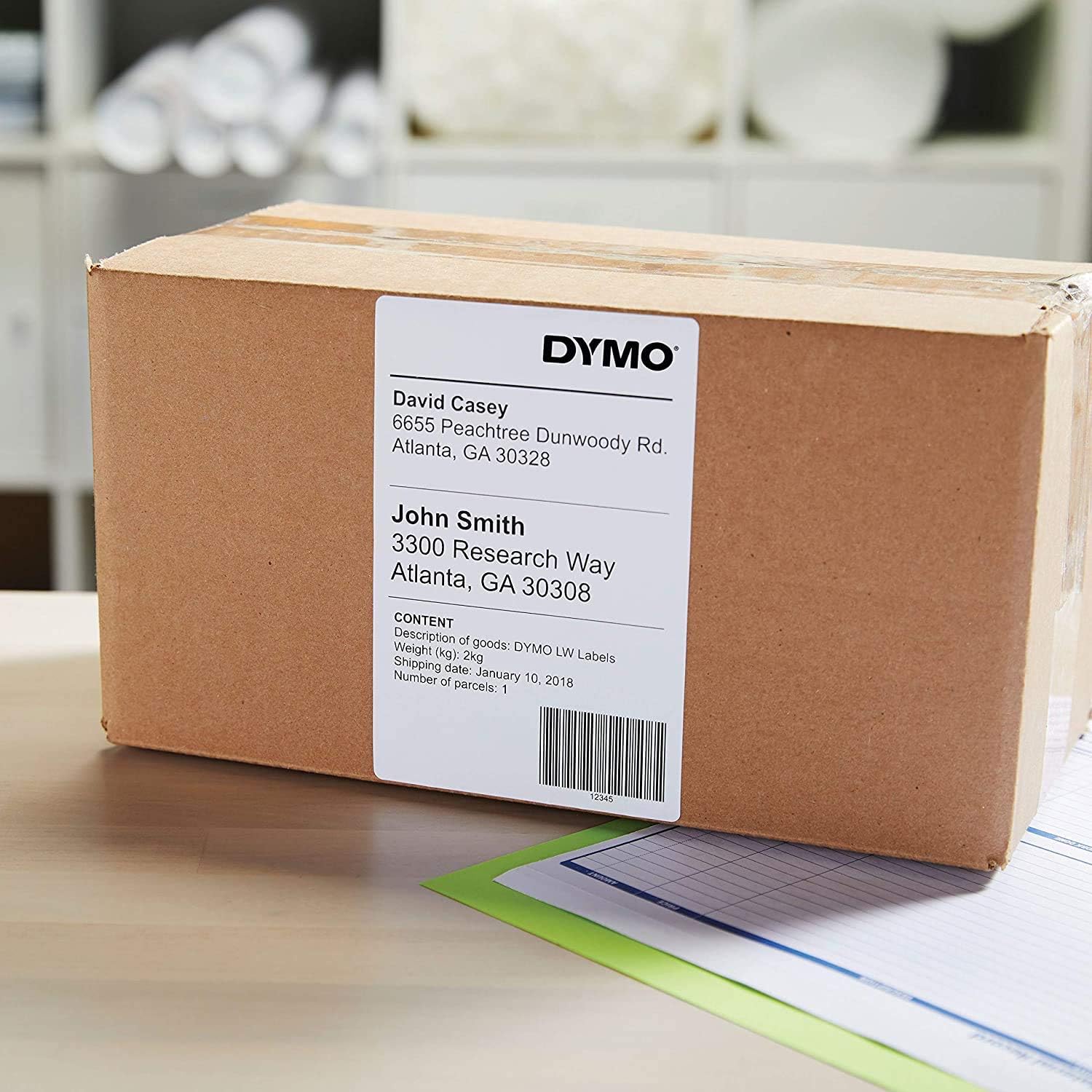 DYMO LabelWriter 4XL Thermal Label Printer (1755120) plus 5 bonus rolls : Office Products