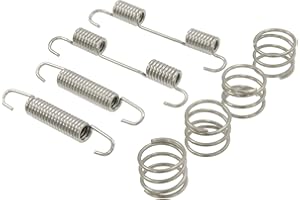 CORVETTE CENTRAL 1965-1982 Corvette Parking Brake Shoe Spring Set Stainless Steel 8 Pieces