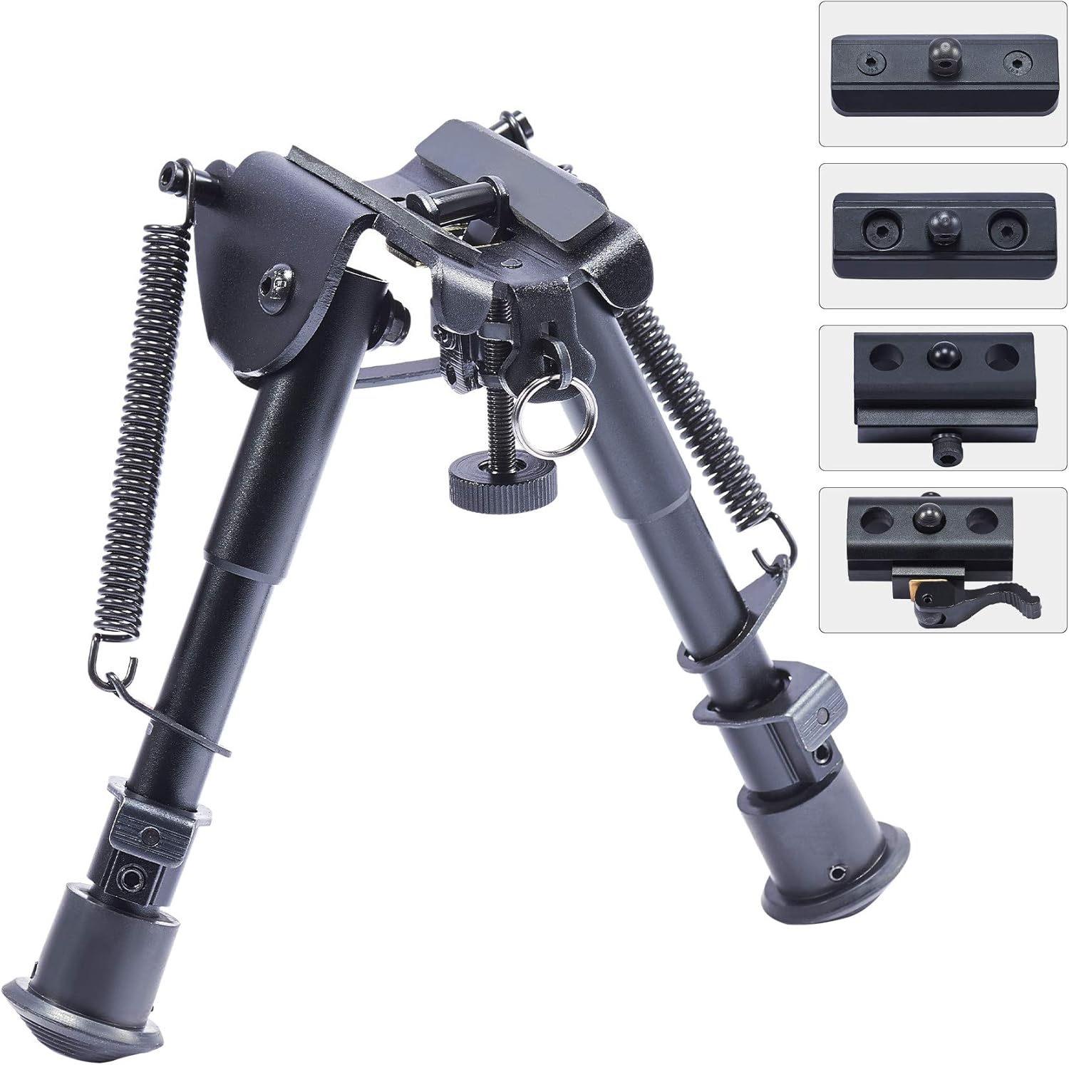 Pinty Aluminum Rifle Bipod with 6 inch to 9 inch