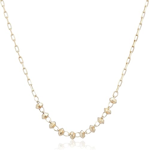 Amazon ブルーム Bloom K10イエローゴールドカットボールネックレス Bangb ネックレス 通販