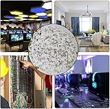 Loscrew 500 White Round Cable Clips 4mm 6mm 7mm 8mm 10mm Clamp Wire Holder view 7