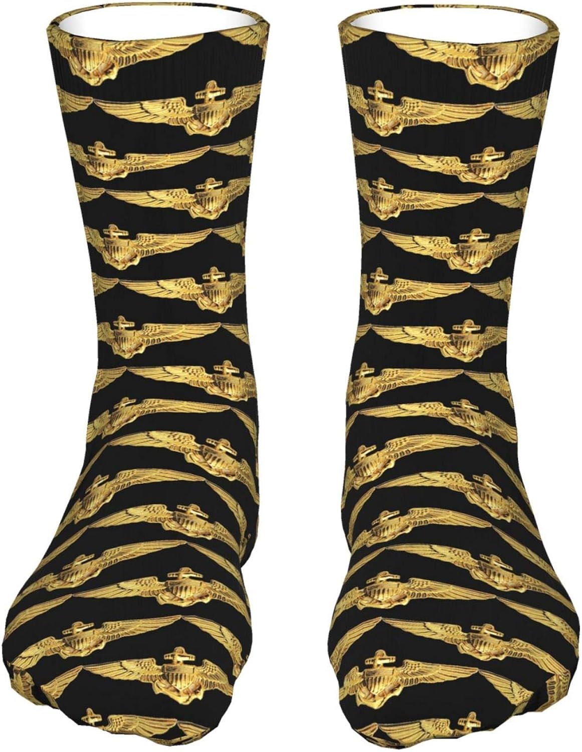 United States Naval Aviator Unisex Crew Socks Patterned